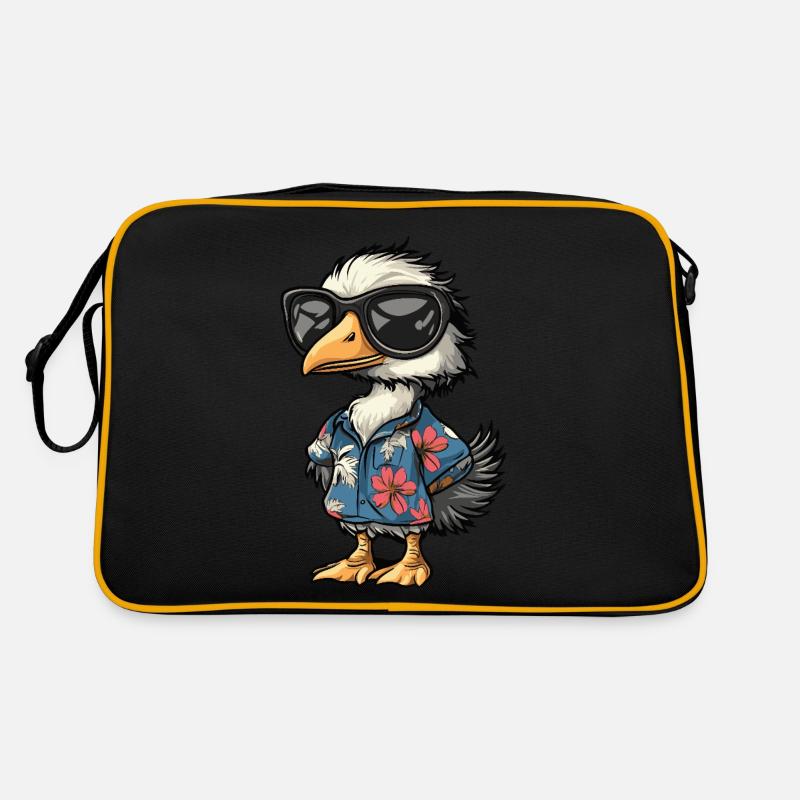 Autruche BD Drôle d’été Sac Retro