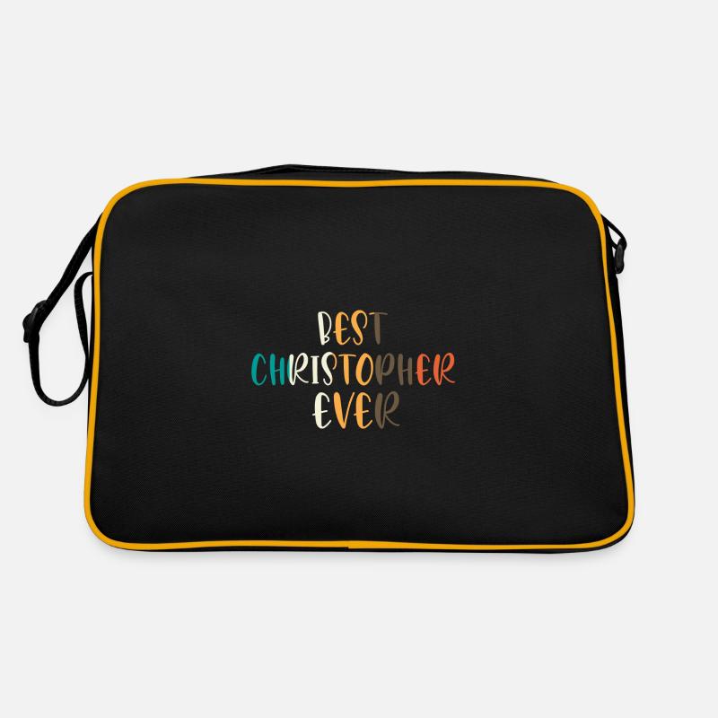 Vorname Christopher Name Christopher Geschenk Retro Tasche