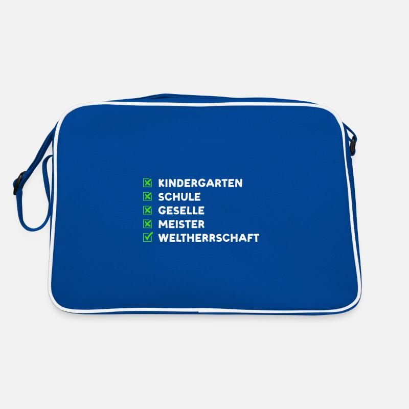 Meister Prüfung Handwerker Geschenk Retro Tasche