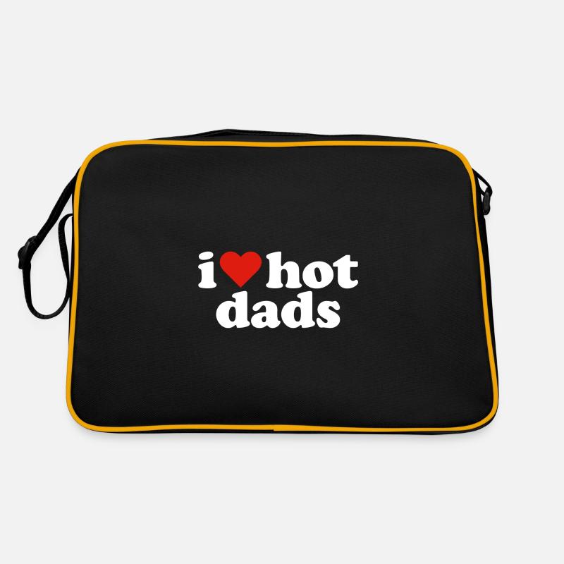 Ich liebe Hot Dads Retro Tasche
