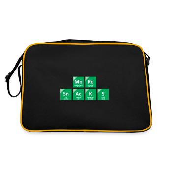 Plus de collations - Sac Retro - noir/or - Dos