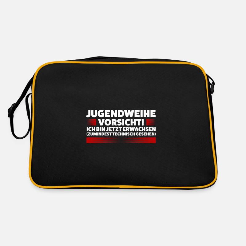 Jugendweihe Jugend Jugendliche Geschenk Retro Tasche