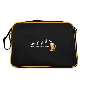 Beer Drinker Beer Mug Beer Tank Beer - Retro Bag - black/gold - Back
