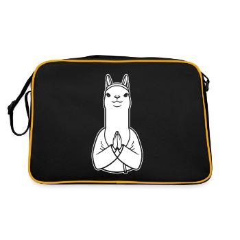 Lama chrétien chrétien - Sac Retro - noir/or - Dos