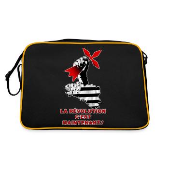 breizh england revolution - Retro Bag - black/gold - Back
