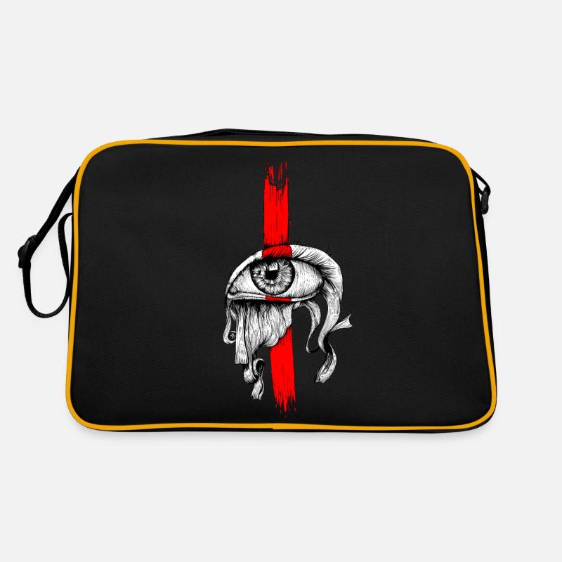 Red inked Eye Retro Bag