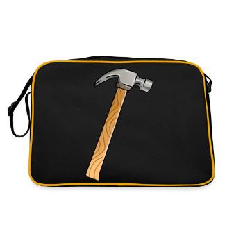 hammer - Retro Bag - black/gold - Back