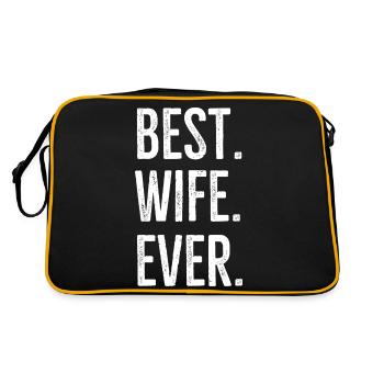 Meilleure femme de tous les temps - Sac Retro - noir/or - Dos