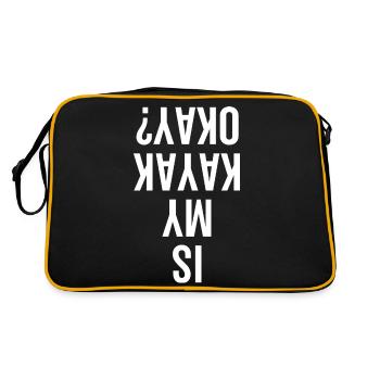 Mon kayak est-il correct - Sac Retro - noir/or - Dos