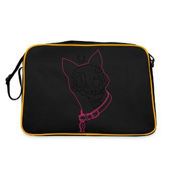 SKULL KAT!! Custom collection design!! - Retro Bag - black/gold - Back