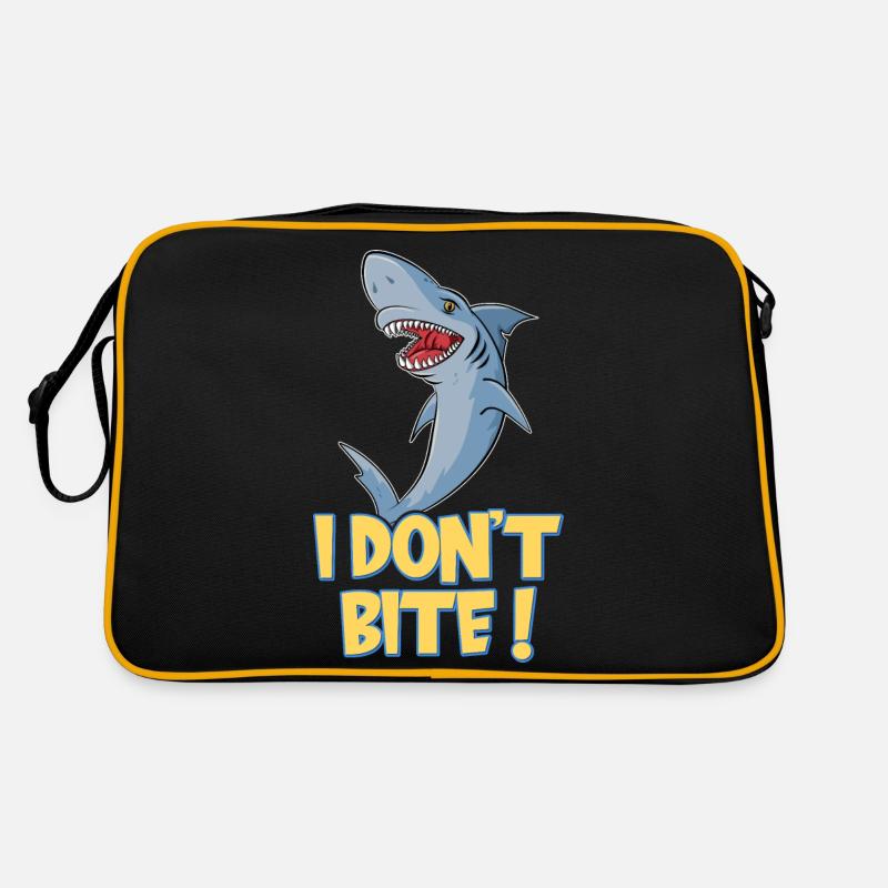 Requin Je ne mords pas requin Sac Retro