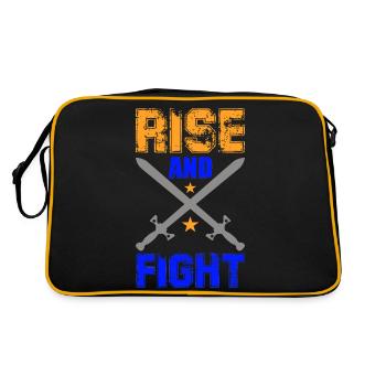 Rise and Fight Sword Star Battle Rise - Retro Bag - black/gold - Back