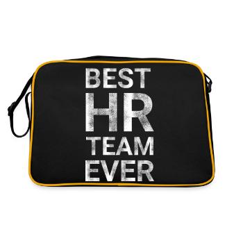 Best HR Team Ever - Retro Bag - black/gold - Back