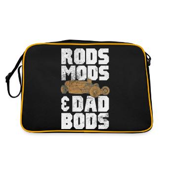 Rod mods & dad bods - Sac Retro - noir/or - Dos