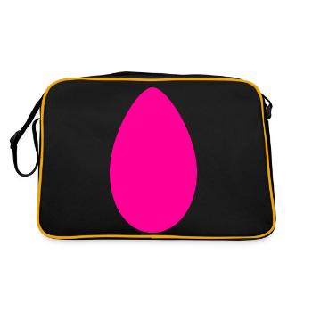 Easter egg - Retro Bag - black/gold - Back