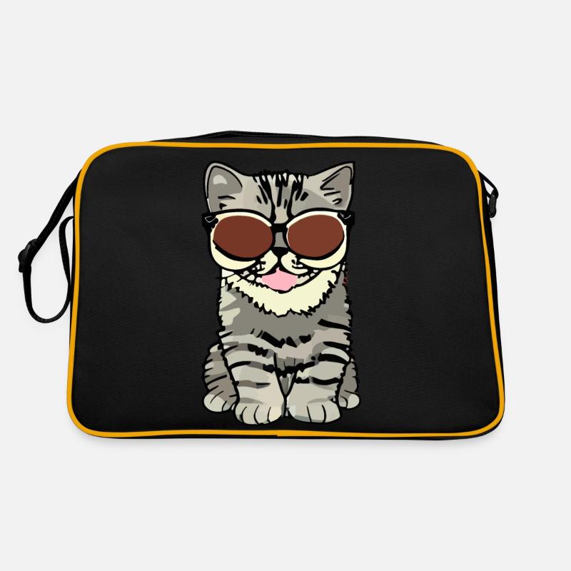 katze Retro Tasche