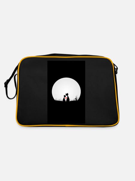 cats - Sac Retro - noir/or - Dos