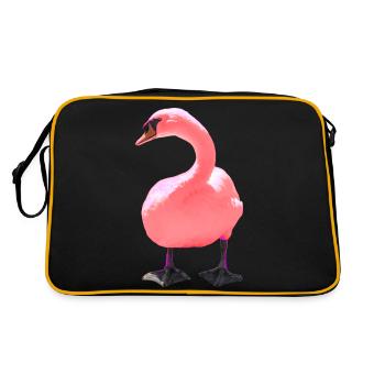 Cygne - Sac Retro - noir/or - Dos