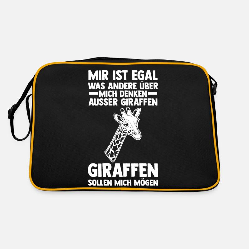 Giraffe Giraffen Retro Tasche