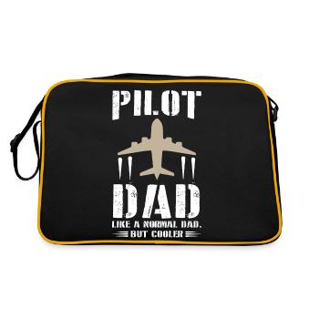 Pilot for Dad - Retro Bag - black/gold - Back