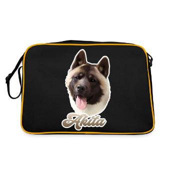 akita american - Retro Bag - black/gold - Back