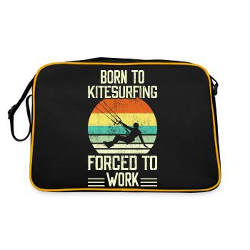 Kitesurf Kitesurfer Kiteboard - Sac Retro - noir/or - Dos