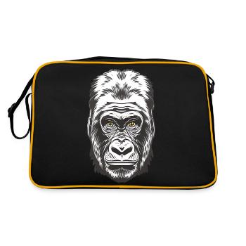 gorilla - Retro Bag - black/gold - Back