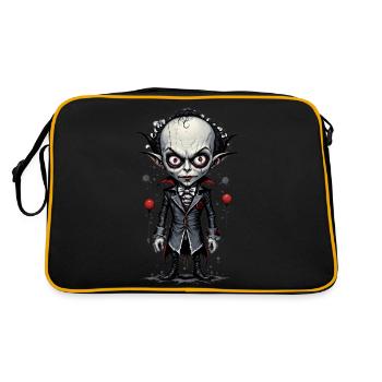 un vampire à grosse tête 4 - Sac Retro - noir/or - Dos