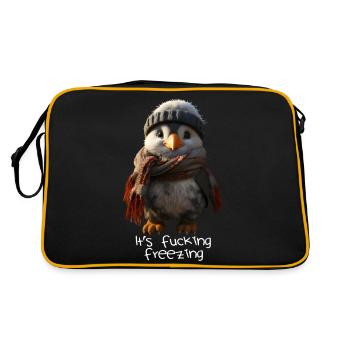 It's fucking freezing - Retro Bag - black/gold - Back