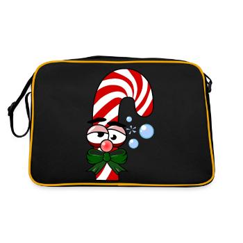 Sucre d’orge ivre - Sac Retro - noir/or - Dos