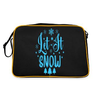 Qu’il neige - Sac Retro - noir/or - Dos