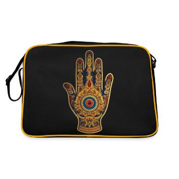 Main de Fatima 1 - Sac Retro - noir/or - Dos