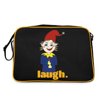 Kasper Laugh - Retro Bag - black/gold - Back