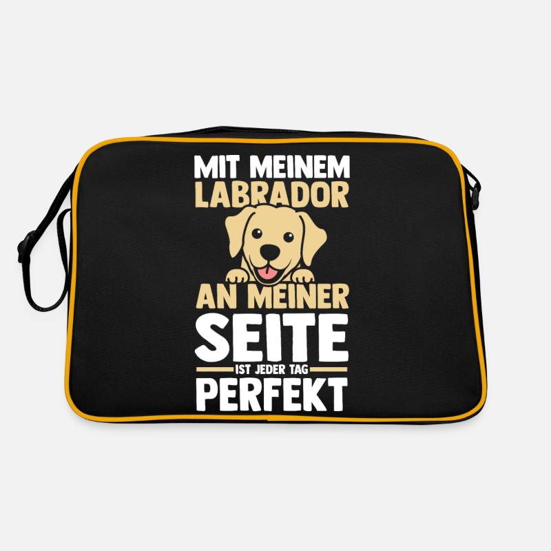 Hund Labrador Retro Tasche