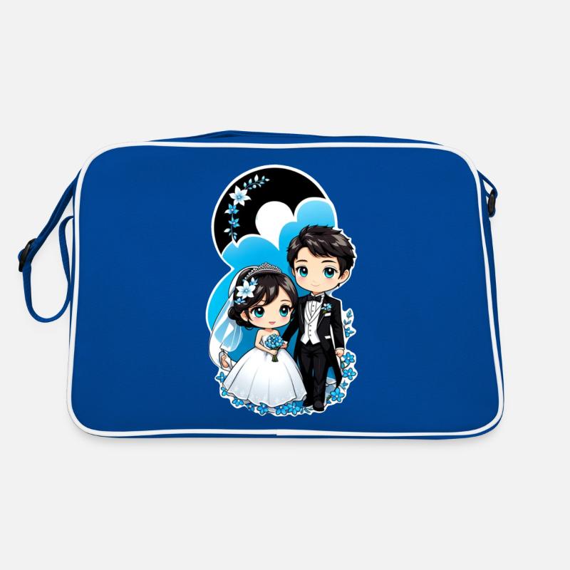 Just Married - For Wedding Retro Bag