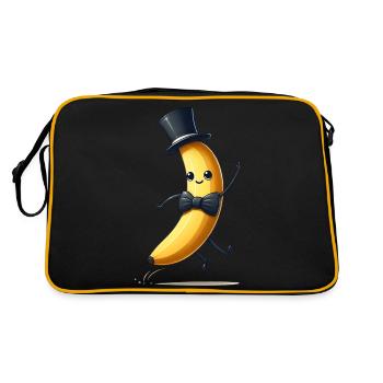 Monsieur Banane - Sac Retro - noir/or - Dos