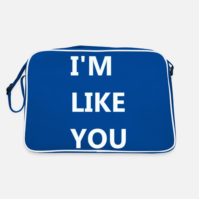 ICH BIN WIE DU Retro Tasche