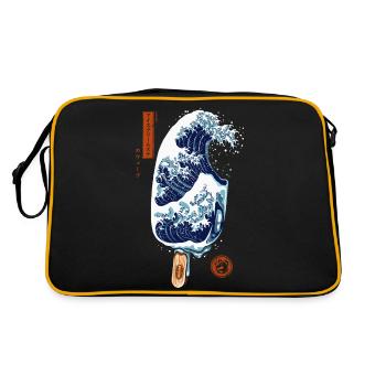 Japon - Kanagawa bâtonnet glace - Retro Bag - black/gold - Back