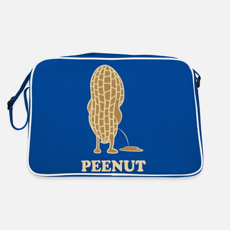 PeeNut - a peanut needs to pee, pun Retro Bag