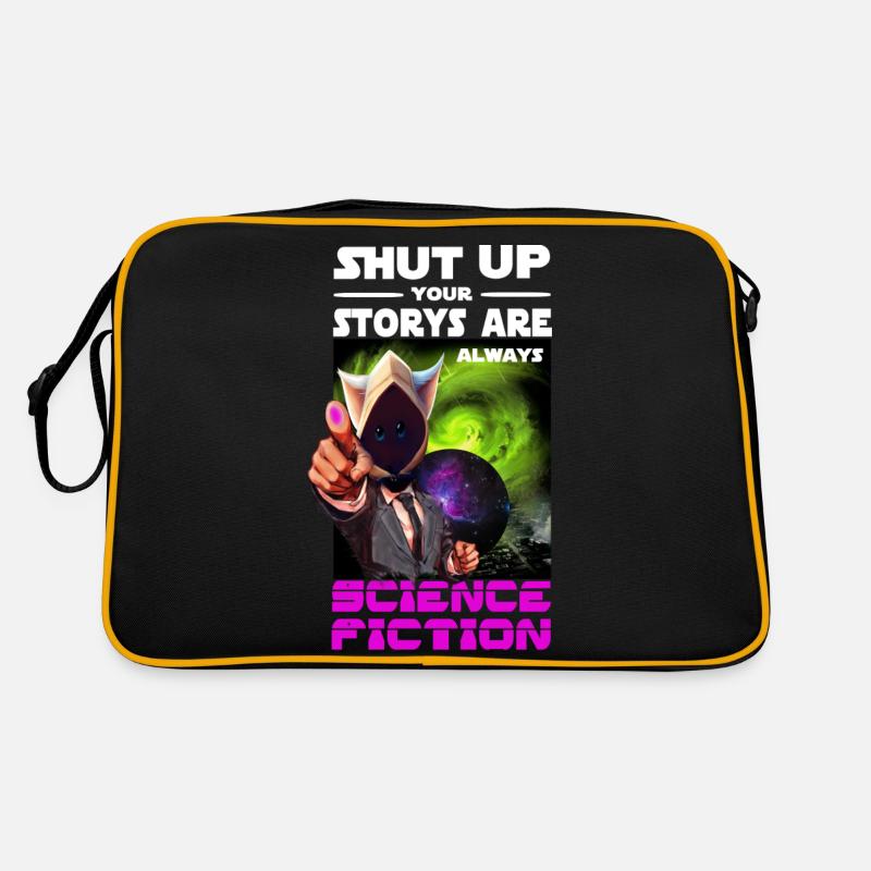 Science Fiction Saying Retro Bag