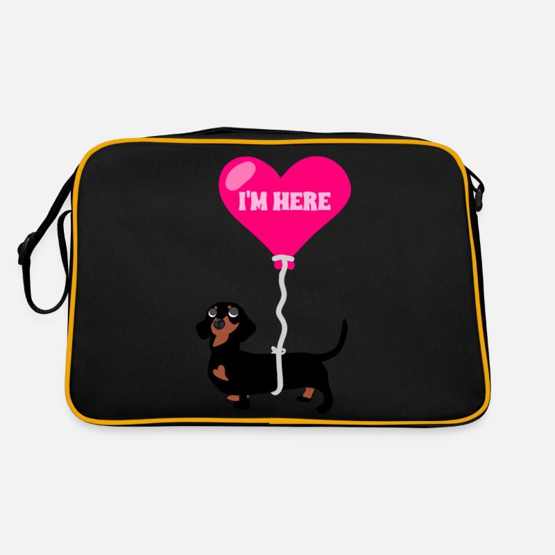 Helium Wurst Hund Retro Tasche