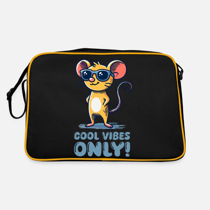 Mouse Sunglasses Cool Retro Bag