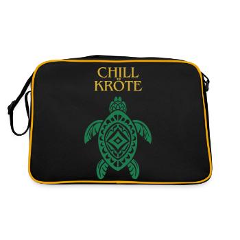 Turtle for Chiller - Retro Bag - black/gold - Back