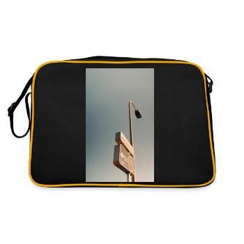 bouclier - Sac Retro - noir/or - Dos