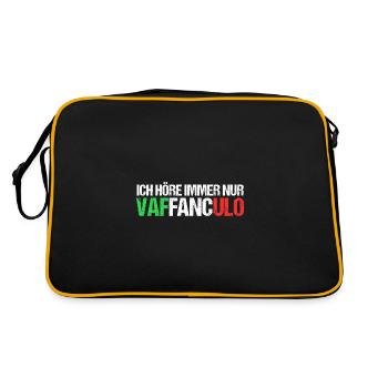 Italy Italian Vaffanculo - Retro Bag - black/gold - Back