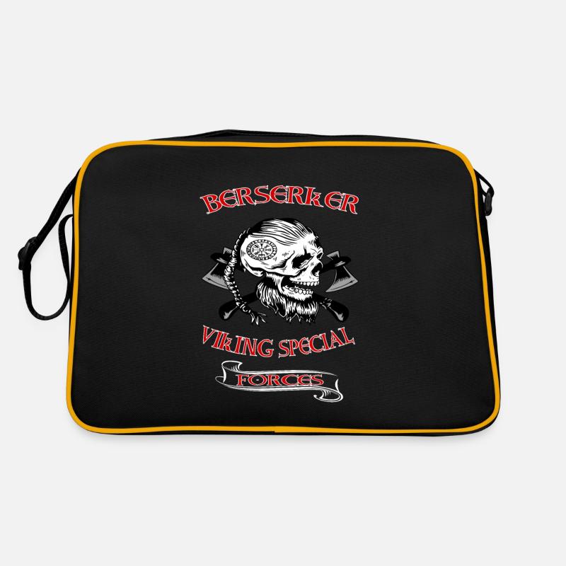 Viking Skull Skull Axe Valhalla Sac Retro