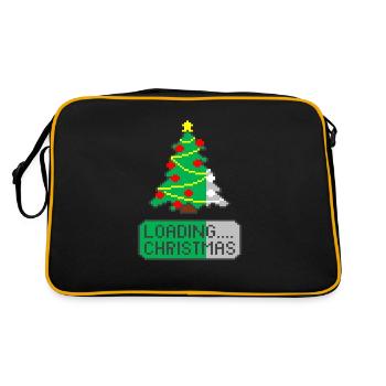 Loading Xmas tree - Retro Bag - black/gold - Back