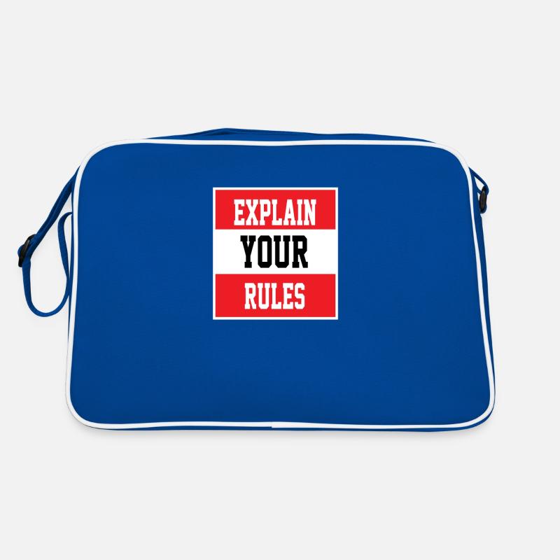 explain your rules birthday Retro Bag