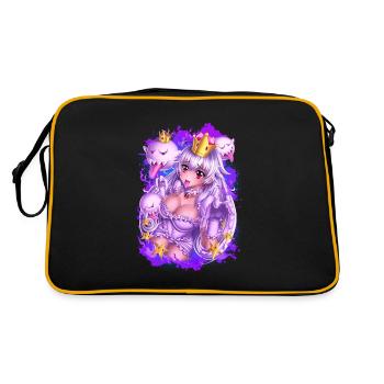 Anime Girl - Boosette - Retro Bag - black/gold - Back