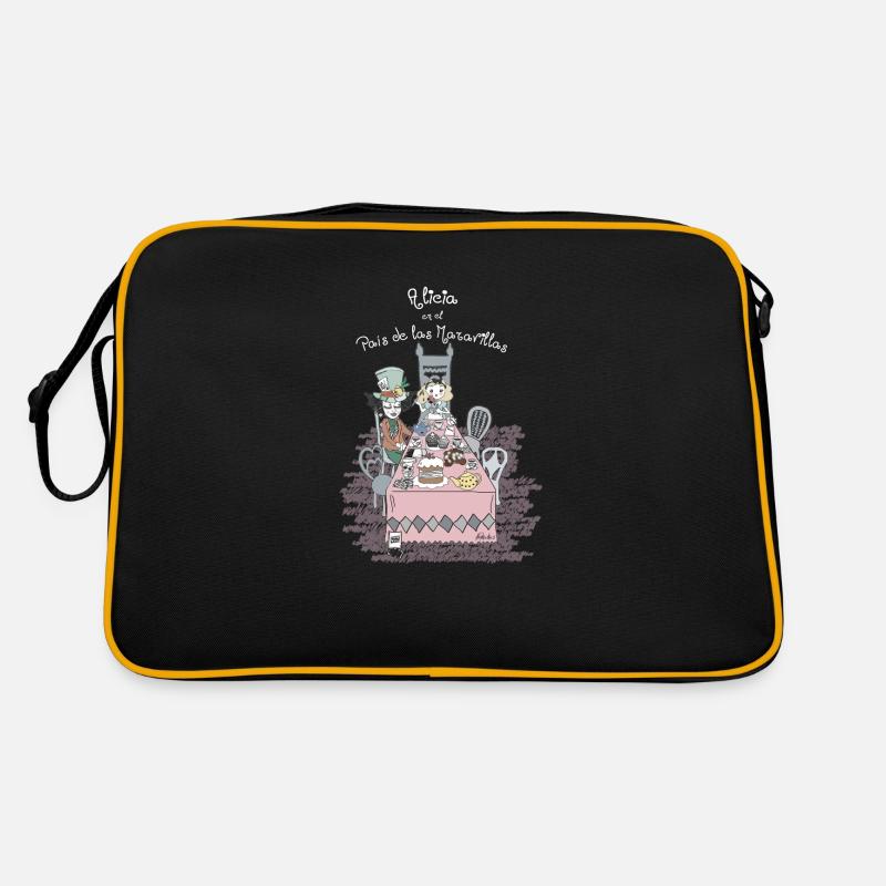 Alicia texte blanc Sac Retro